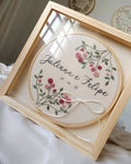 Personalized Embroidered Weeding Hoop